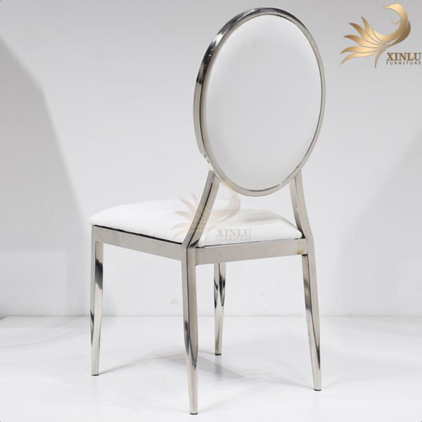 Gold Dining Chair Stainless Steel Design for Hotel Weddings Events and Banquets - Image 4