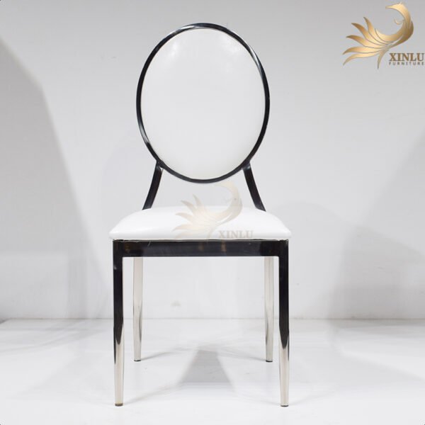 Gold Dining Chair Stainless Steel Design for Hotel Weddings Events and Banquets - Image 2